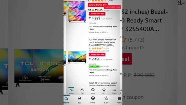 32" Smart TV with huge Discount on Amazon #amazonaffiliate #amazonsale #amazon Link in Description♥ смотреть онлайн