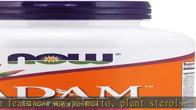 NOW Supplements, ADAM Men's Multivitamin With Saw Palmetto, Plant Sterols, Lycopene & CoQ10, 90 Sof