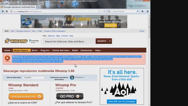 SHNews | Winamp Se despide con su ultima versión. смотреть онлайн