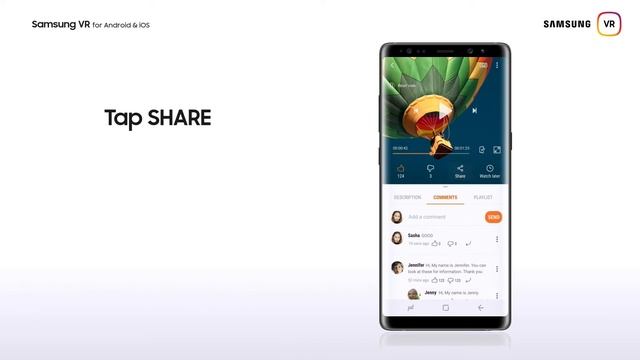 Samsung VR app for Android and iOS смотреть онлайн