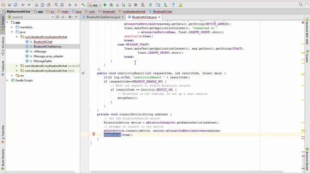 Android studio | BlueTooth chat - Part 4 смотреть онлайн