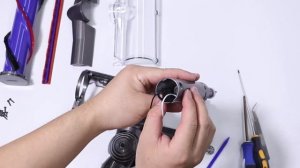 Замена колена - поворотного шарнира турбощетки Dyson Motorhead V8 V10 V7