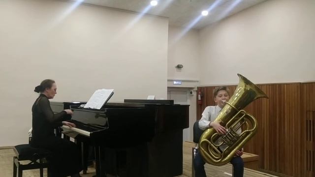 Яковин Андрей, 12 лет. В. Моцарт Аллегретто из оперы "Похищение из сераля" смотреть онлайн