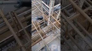 Как последовательно связать арматуру балок и перекрытия