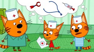 Три Кота- мини игра. "больница"  Развивающая мини игра для детей!