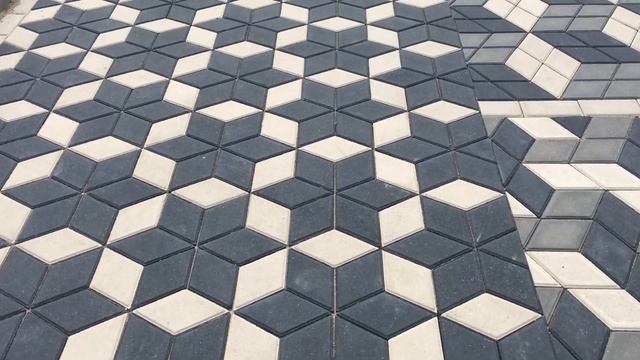 Вибро прессованная тротуарная плитка ПМР - кирпичик, красный, белый, бежевый, черный + Бордюры смотреть онлайн