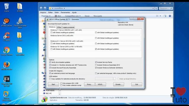 Usem WSUS OFFLINE UPDATE e acabem com a dor de cabeça na atualização смотреть онлайн