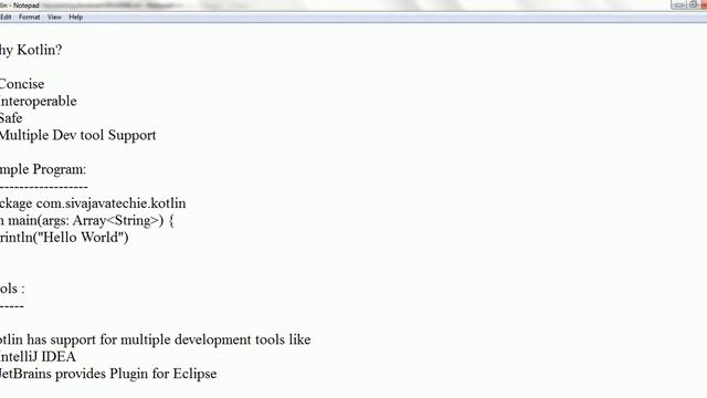 Kotlin Tutorial - Introduction to Kotlin Programming Language смотреть онлайн
