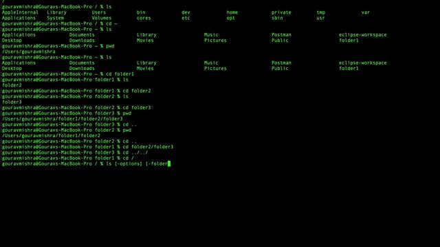 Linux Commands - cd, ls смотреть онлайн