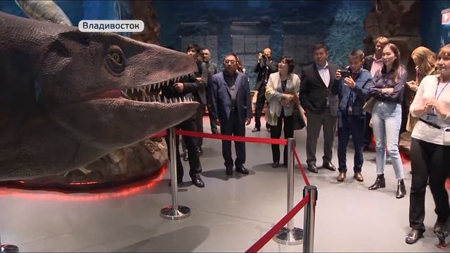 Иностранные представители СМИ побывали на экскурсии в Приморском океанариуме