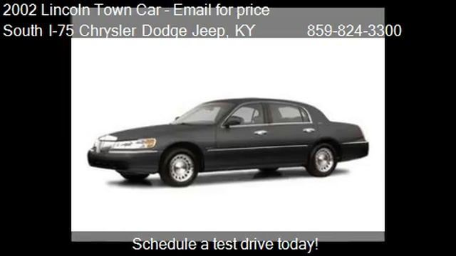 2002 Lincoln Town Car Signature for sale in Crittenden, KY 4 смотреть онлайн