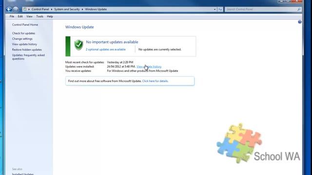 27. Windows 7 Essential - Windows Update смотреть онлайн