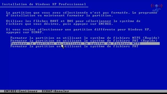 creation des partion sous windows XP смотреть онлайн