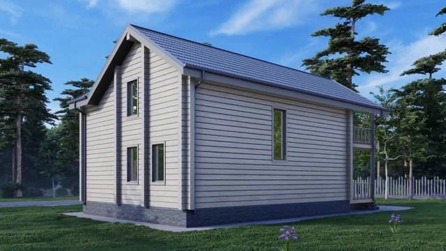 Проект "Валенсия" из клееного бруса смотреть онлайн