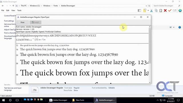 How to View and Install Fonts in Windows смотреть онлайн