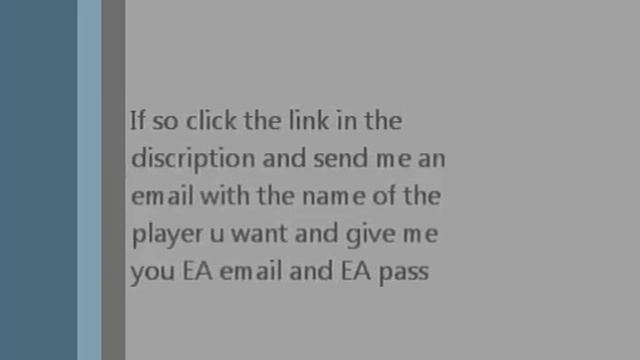 Fifa 12 Player Generator PS3