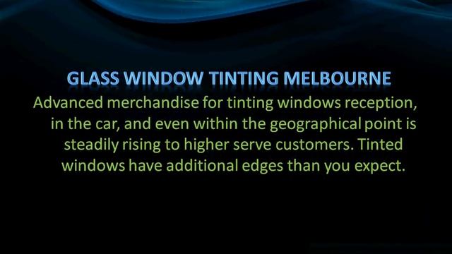 Affordable and Professional Car Glass Auto Window Tinting Melbourne смотреть онлайн