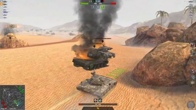 Объект 84 | Wot Blitz | Танк с броней 1000 лвл ;)