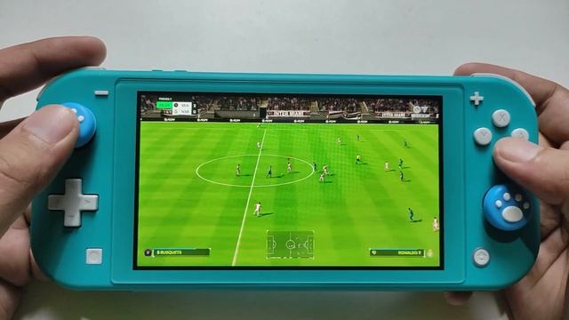 Messi VS Ronaldo EA Sports FC 24 Nintendo Switch Lite Gameplay смотреть онлайн