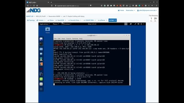 HPING tool cracking kali tutorial смотреть онлайн