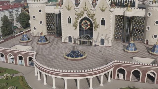 D-Log. Kazan, Russia. Ekiyat Puppet Theater. Aerial view, Aerial View, Point of interest смотреть онлайн