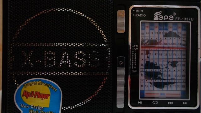 Приём Международного Радио Китая днём 23 июля 2019 года, радиоприёмник FEPE FP 1337U