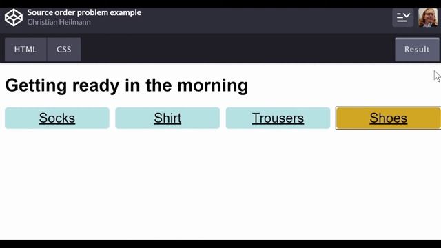 Windows Narrator reading out a web site with a wrong source order. смотреть онлайн