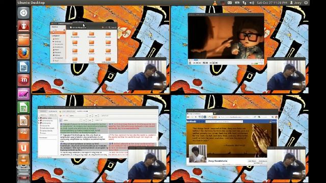 My Current OS: LINUX Environment - UBUNTU LTS 12.04 with Compiz Effect смотреть онлайн