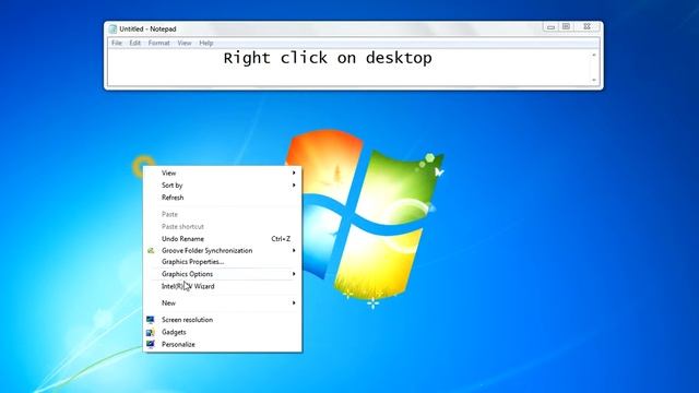 How to show, hide desktop icons in windows 7 смотреть онлайн