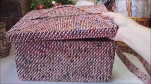 Сундучок корневым плетением. Часть3