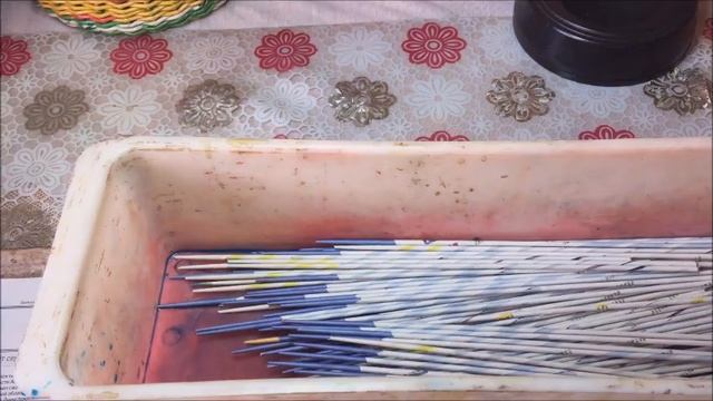 Крашу трубочки краской для яиц смотреть онлайн