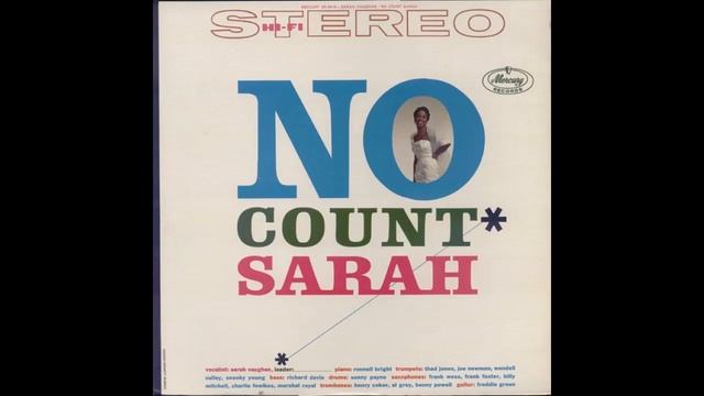 Sarah Vaughan -  No Count Sarah -1958 -FULL ALBUM