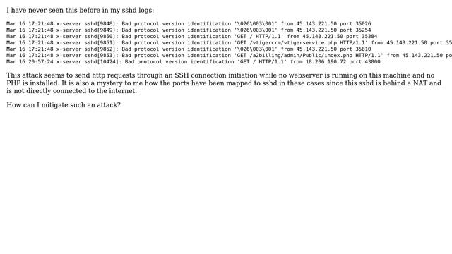 Unix & Linux: What kind of an sshd attack is this? смотреть онлайн