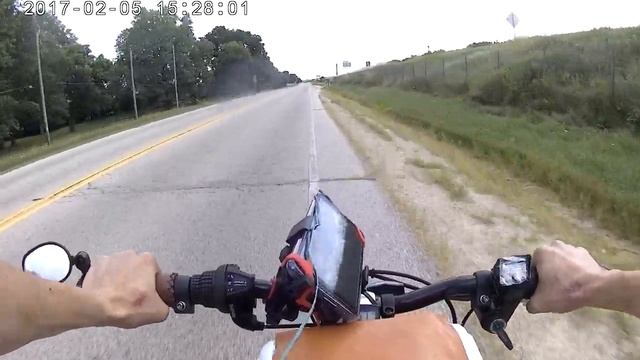 72V 3000W Cyclone Ebike Hybrid Gas Generator - Pet Store Run Return Home (27mph Avg W Tailwind)