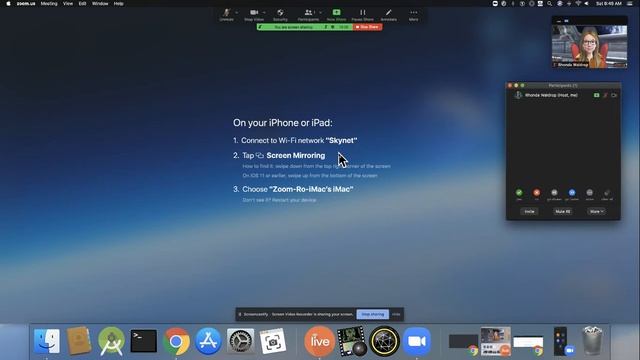 Screen Share iPhone via Air Play смотреть онлайн