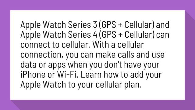 Can you add cellular to Apple Watch Series 3 GPS? смотреть онлайн