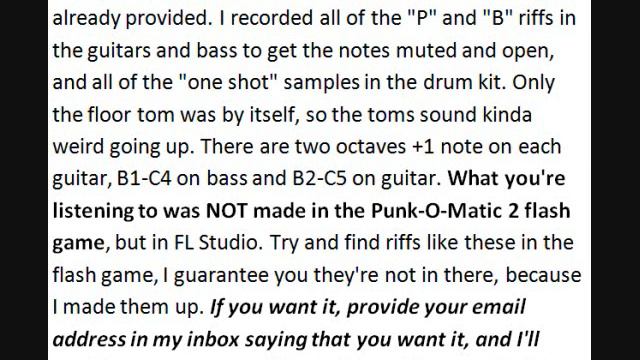 PoM2 SF2 Punk-O-Matic 2 Soundfont (Download) смотреть онлайн