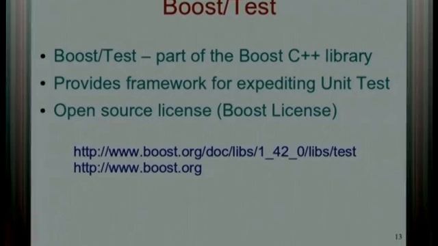 [Linux.conf.au 2013] - Reducing bugs with Boost Test смотреть онлайн
