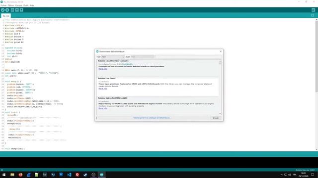 Communication sans fil avec le NRF24L01 et l'Arduino смотреть онлайн