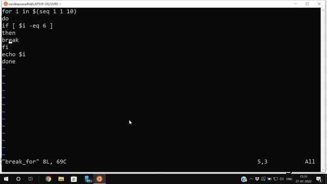BREAK AND CONTINUE IN SHELL SCRIPTING - LINUX / UNIX || BREAK AND CONTINUE STATEMENTS смотреть онлайн