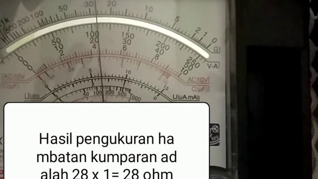 Pengukuran Generator mini menggunakan alat multitester смотреть онлайн