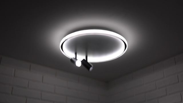 Люстра Intero 2765-480 WH+BK, LED 108W+6W IR, Schaffner (2) смотреть онлайн