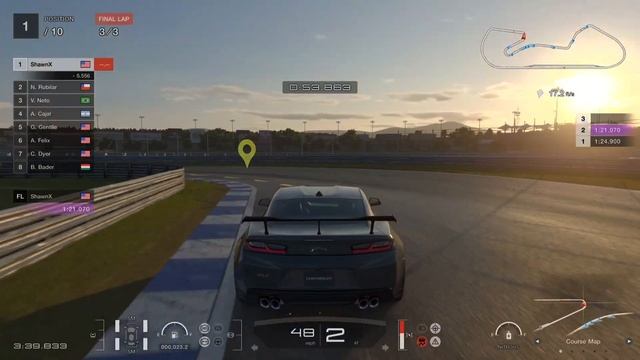 Gran Turismo 7 PS5  DODGE VIPER SRT10 COUPE ‘06 / CHEVROLET CAMARO ZL1 1LE PACKAGE ‘18 GAMEPLAY