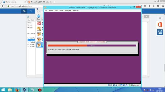 Blocking Port 21 dan Google.com di Ubuntu Server 16.04 LTS (Windows 8.1) смотреть онлайн
