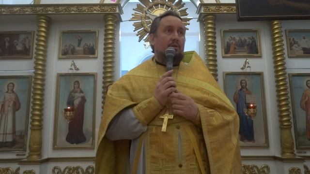 03.02.2019г. проповедь иерея Дмитрия Боголюбова.