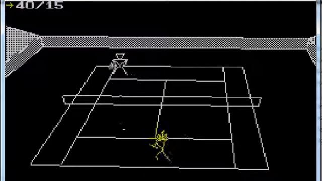 International 3D Tennis - ZX Spectrum Sinclair - emulador Emulator 3000 v6.1 смотреть онлайн