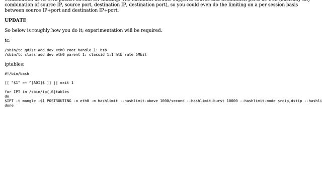 DevOps & SysAdmins: How to use iptables or tc to limit packets per client.? (3 Solutions!!) смотреть онлайн