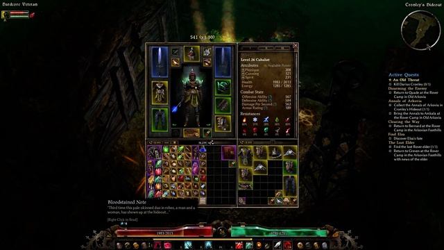 Grim Dawn HARDCORE Cabalist 1.0.6.1 / FRESH START (part 3) смотреть онлайн