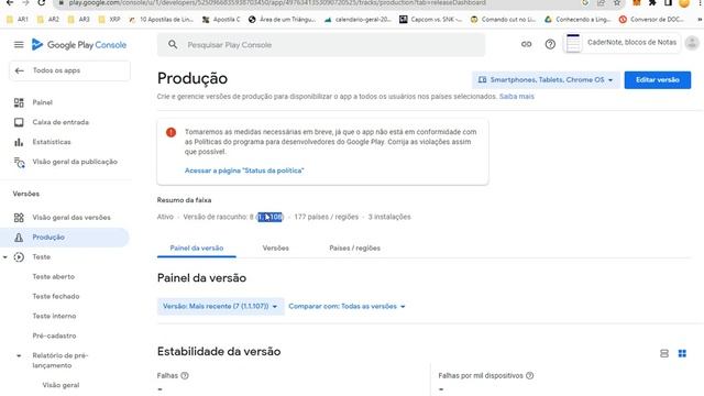 Como atualizar para API 33 no Android Studio . Notificação da Play Console смотреть онлайн