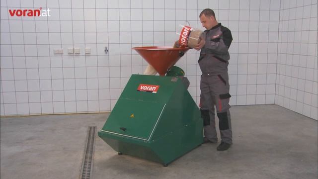 Мельница KH1. Помол зерна.